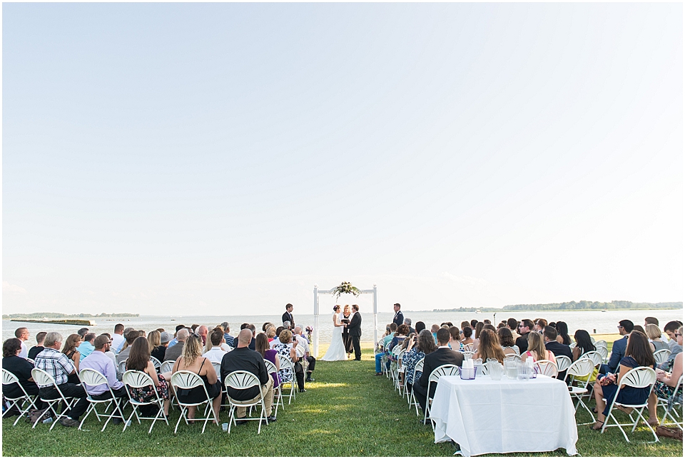 Rebecca + Nick Kent Island Yacht Club Wedding {Maryland Eastern Shore