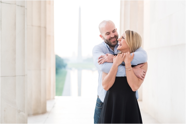 Washington DC Monuments Engagement Virginia Kris-10