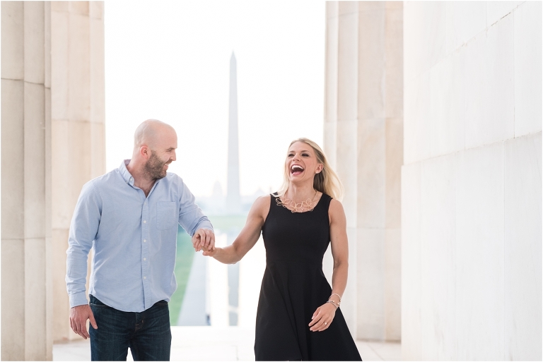 Washington DC Monuments Engagement Virginia Kris-5