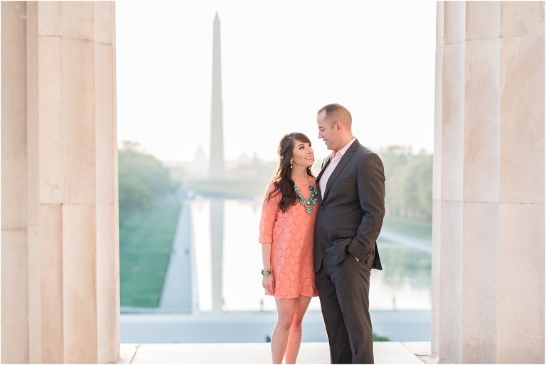 Washington DC Monuments Engagement Anne Frank-10