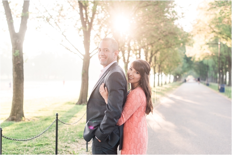 Washington DC Monuments Engagement Anne Frank-30