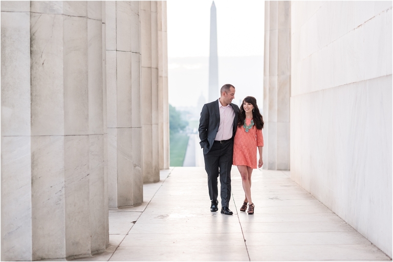 Washington DC Monuments Engagement Anne Frank-5