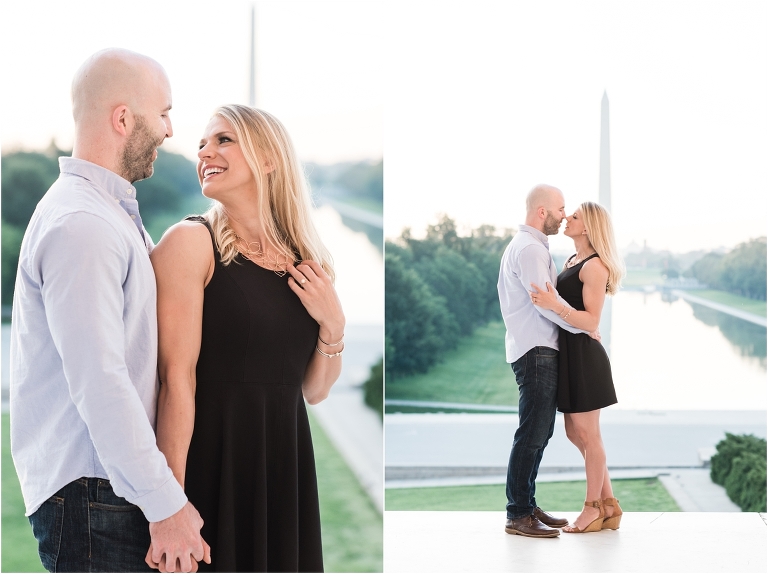 Washington DC Monuments Engagement Virginia Kris-17