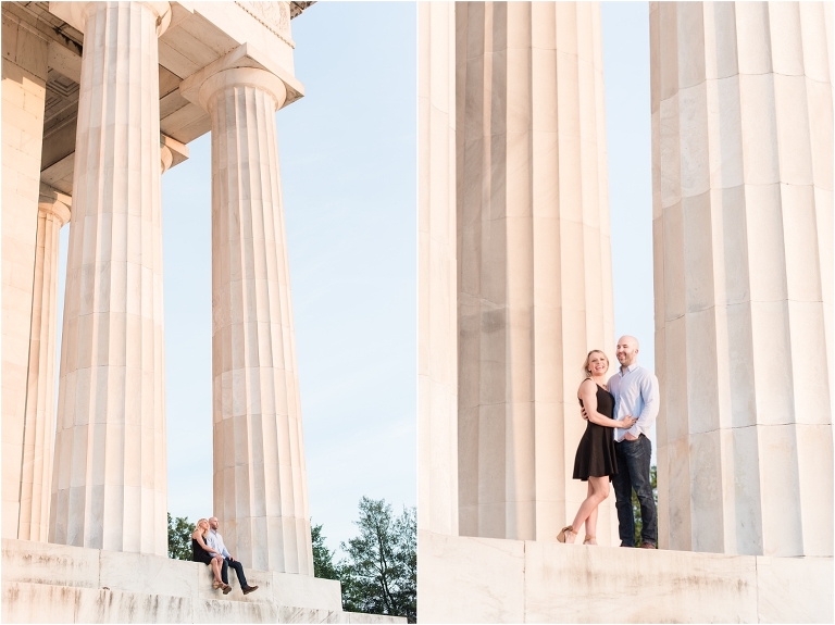 Washington DC Monuments Engagement Virginia Kris-19
