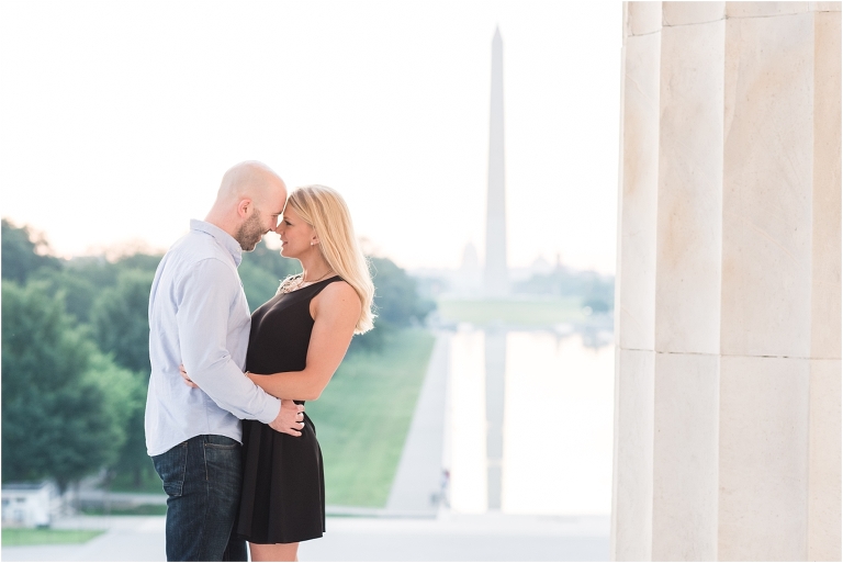 Washington DC Monuments Engagement Virginia Kris-2