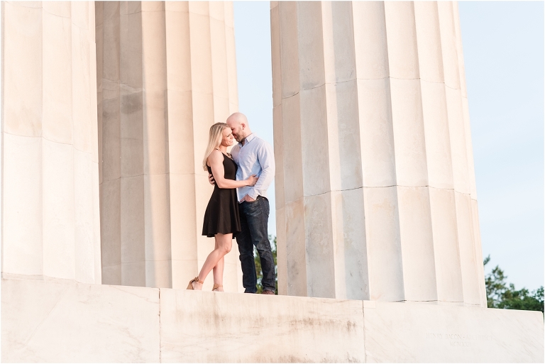 Washington DC Monuments Engagement Virginia Kris-25