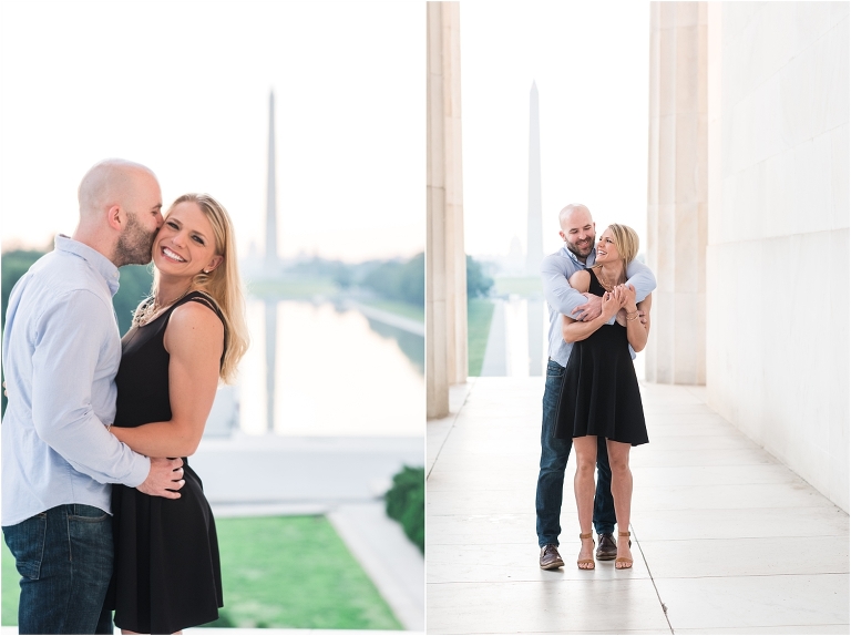 Washington DC Monuments Engagement Virginia Kris-3