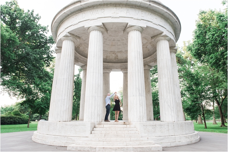 Washington DC Monuments Engagement Virginia Kris-36