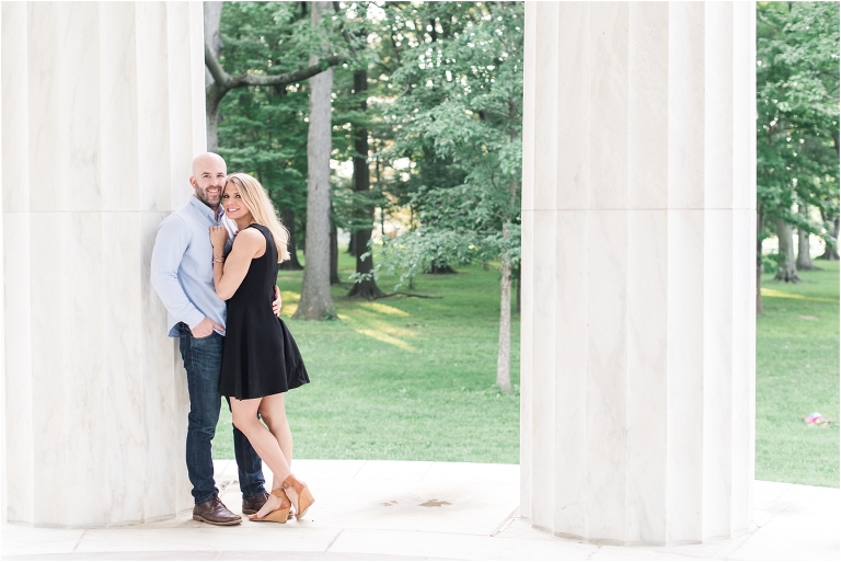 Washington DC Monuments Engagement Virginia Kris-38