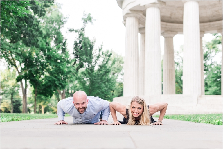 Washington DC Monuments Engagement Virginia Kris-47