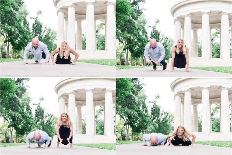 Washington DC Monuments Engagement Virginia Kris-49