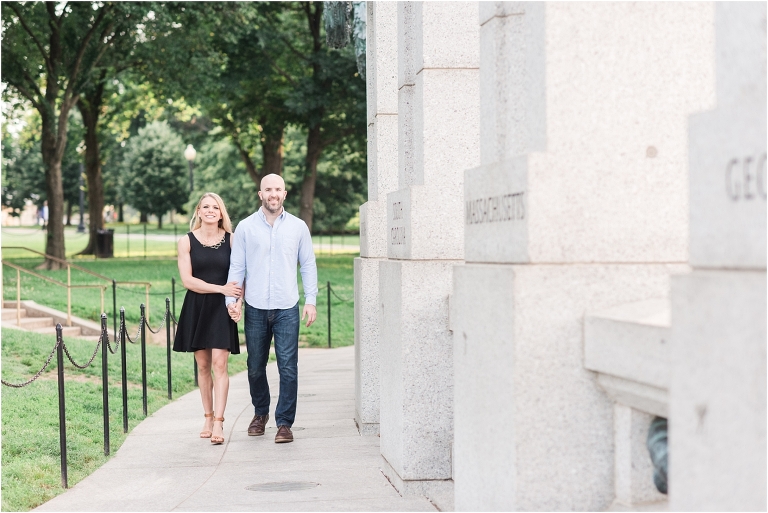 Washington DC Monuments Engagement Virginia Kris-57