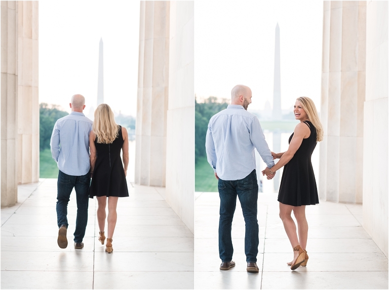 Washington DC Monuments Engagement Virginia Kris-6