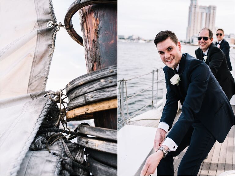 Sabina Nick Frederick Douglass Maritime Museum Wedding Lauren C Photography-121