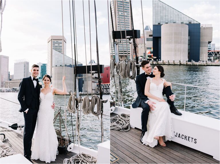 Sabina Nick Frederick Douglass Maritime Museum Wedding Lauren C Photography-129