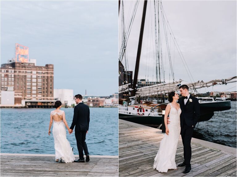Sabina Nick Frederick Douglass Maritime Museum Wedding Lauren C Photography-188