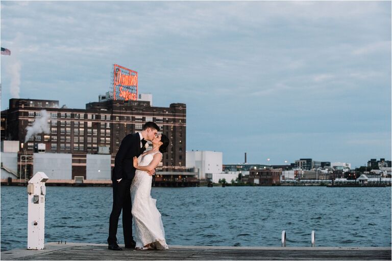 Sabina Nick Frederick Douglass Maritime Museum Wedding Lauren C Photography-191