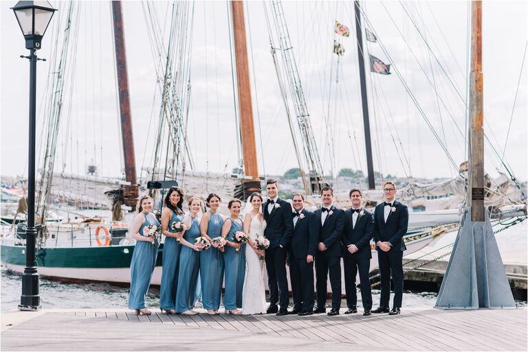 Sabina Nick Frederick Douglass Maritime Museum Wedding Lauren C Photography-53