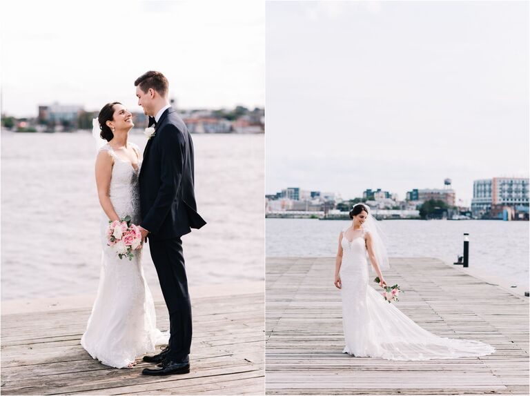 Sabina Nick Frederick Douglass Maritime Museum Wedding Lauren C Photography-85