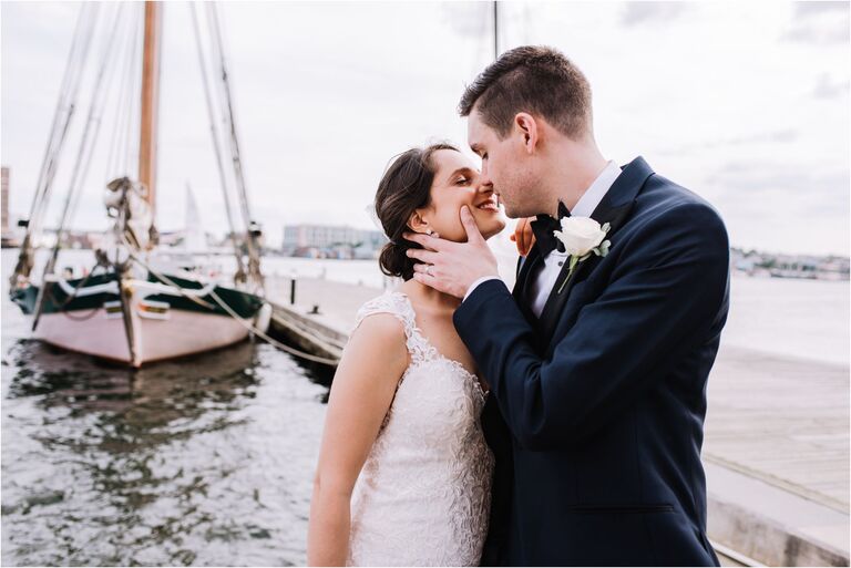 Sabina Nick Frederick Douglass Maritime Museum Wedding Lauren C Photography-96